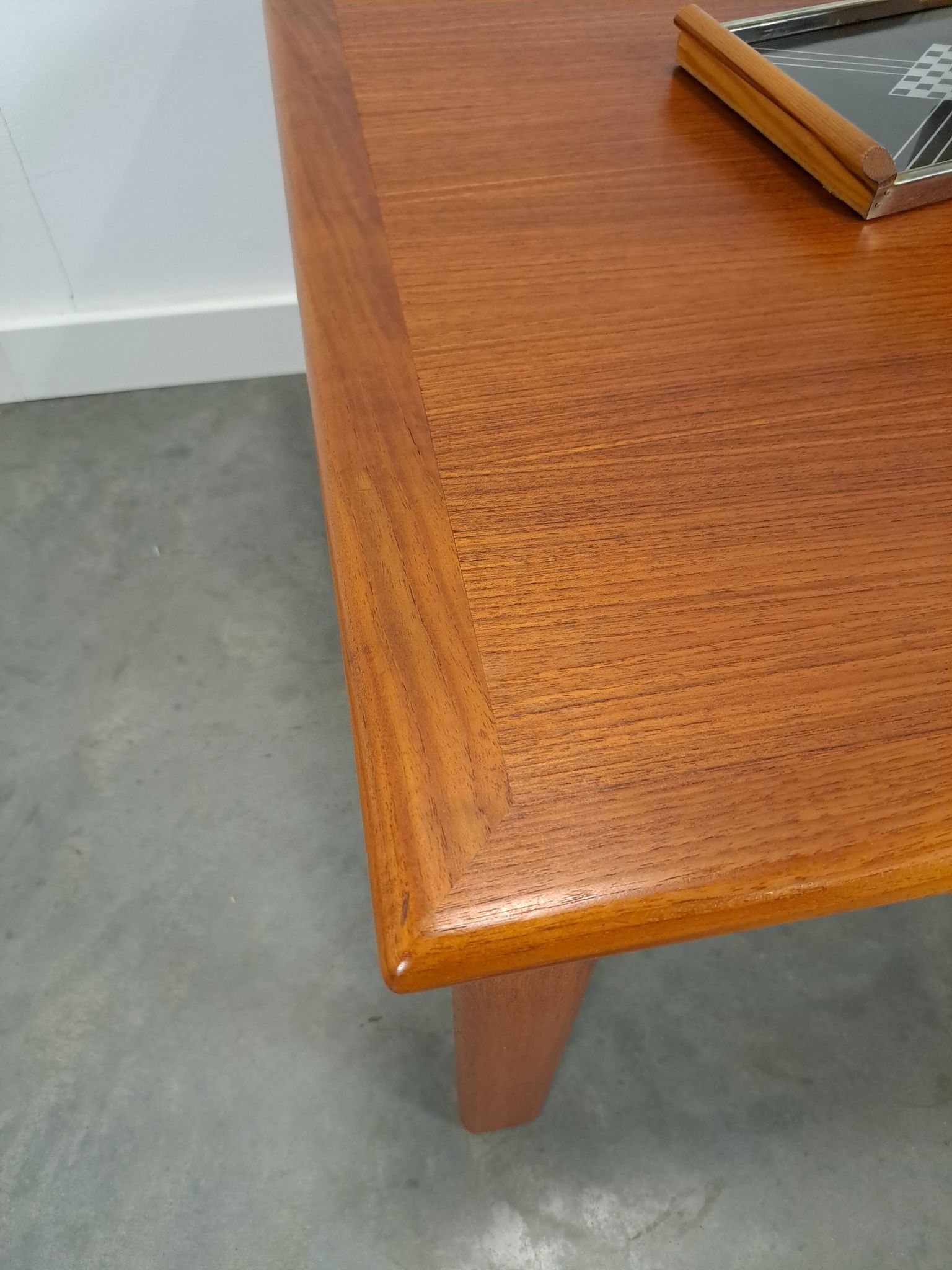 Teak Deens Glostrup vierkante salontafel, nr.1