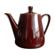 Vintage brown porcelain teapot