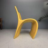 Sculptural Molded Fiberglass Chair, Europe, 1970s