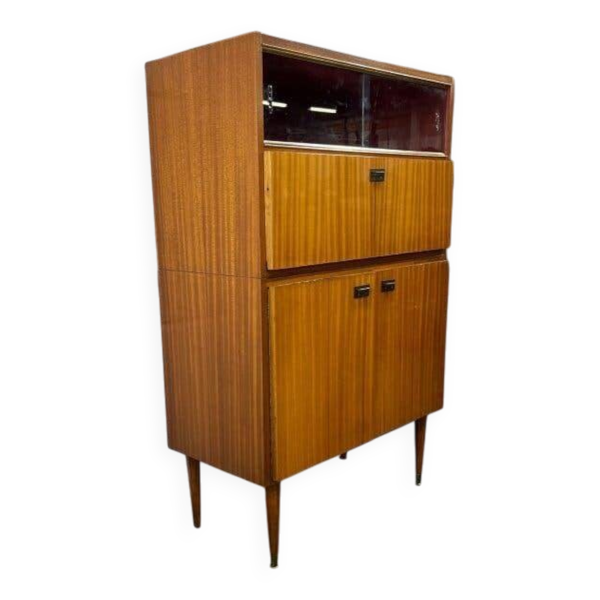 Buffet vintage en bois mi-hauteur / buffet / vitrine