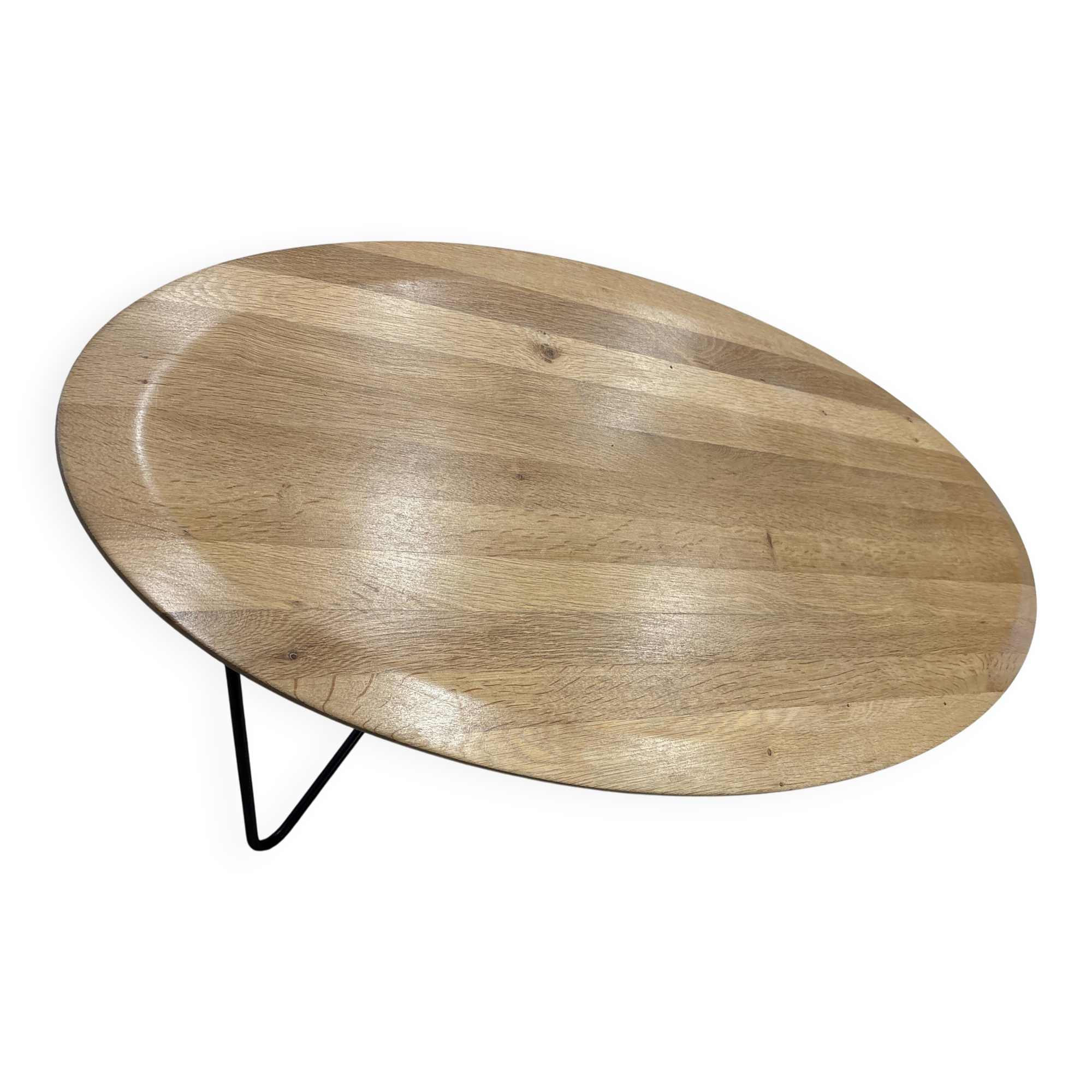 “ORB” Ethnicraft solid oak and steel