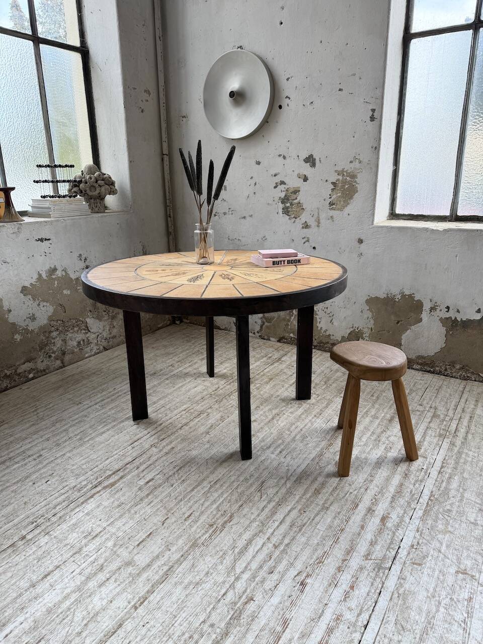 Herbier Capron ceramic dining table