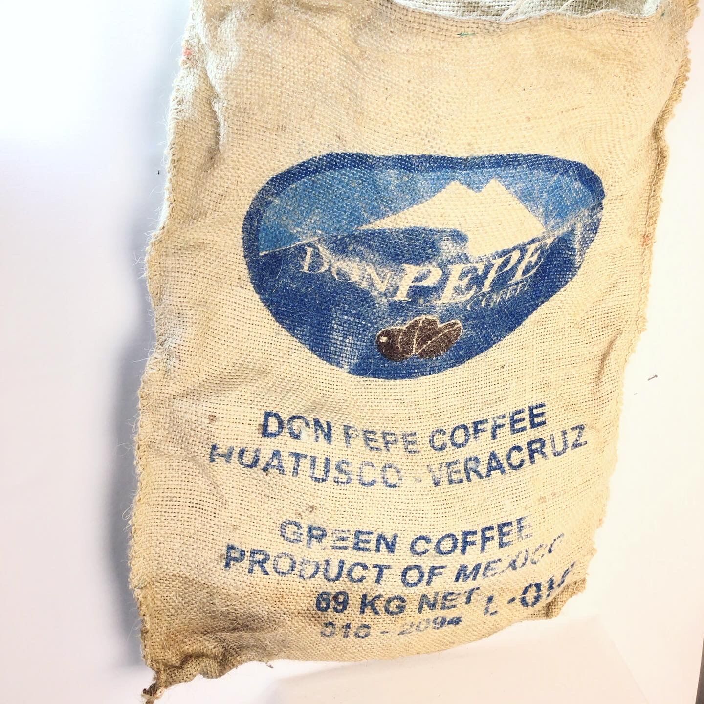 Mexico burlap coffee bag