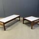 Belgian coffee table set in wenge by Beaufort, 1960s