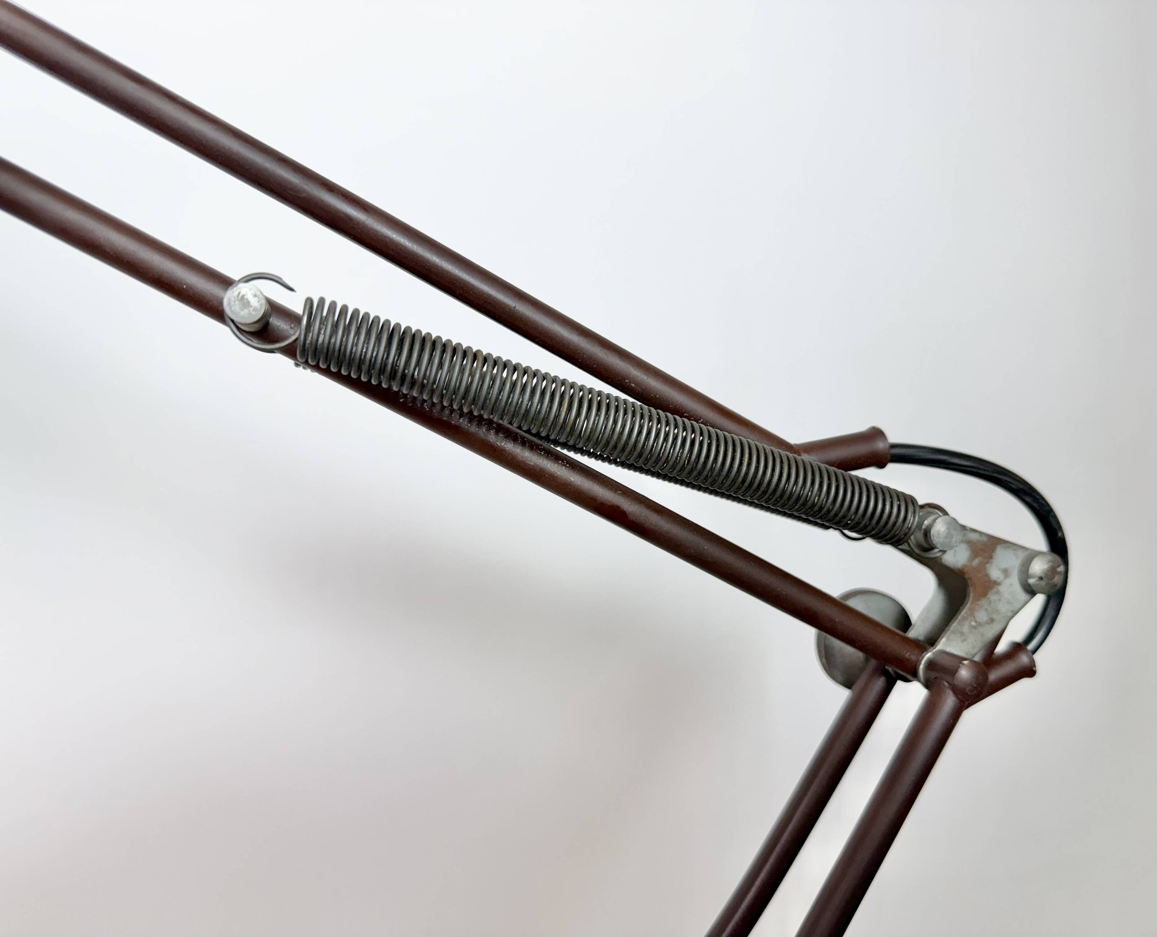 Vintage Brown Architect Table Lamp from Napako, 1950s