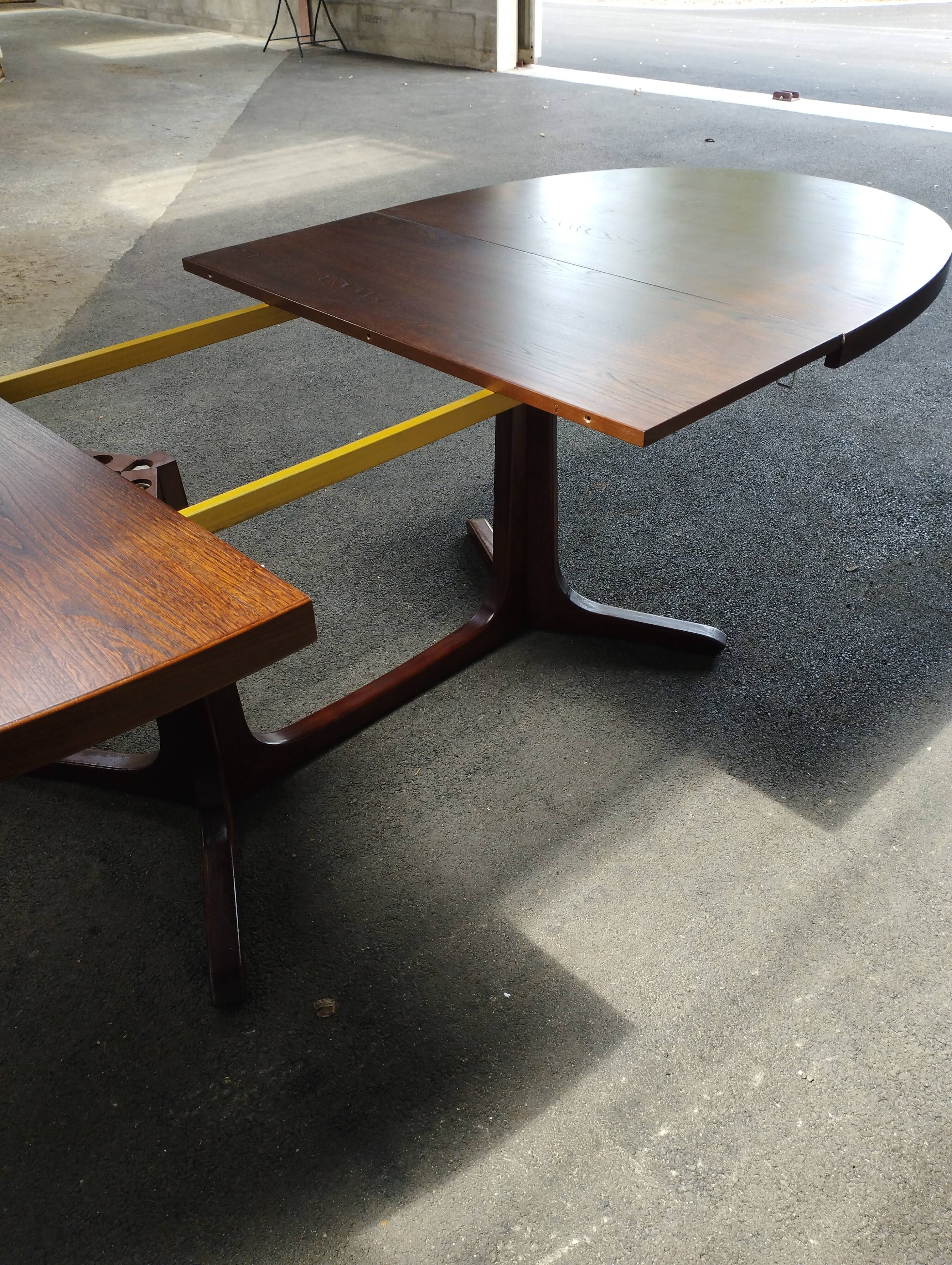 Vintage teak table and chairs set