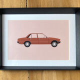 Deco design frame - peugeot 505