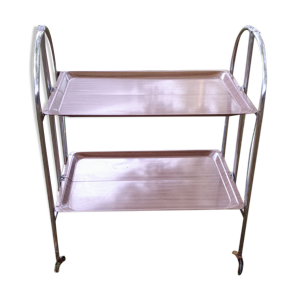 Table desserte roulante