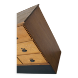 Large Vintage Dutch Oak Shop Cabinet / Sideboard, 1950s