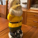 Ancient terracotta garden gnome