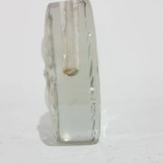 Solitaire vase, clear glass, designed by H. Düsterhaus, Walther Glas, Germa