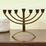 Bronze Menorah, made in Israel, 1970