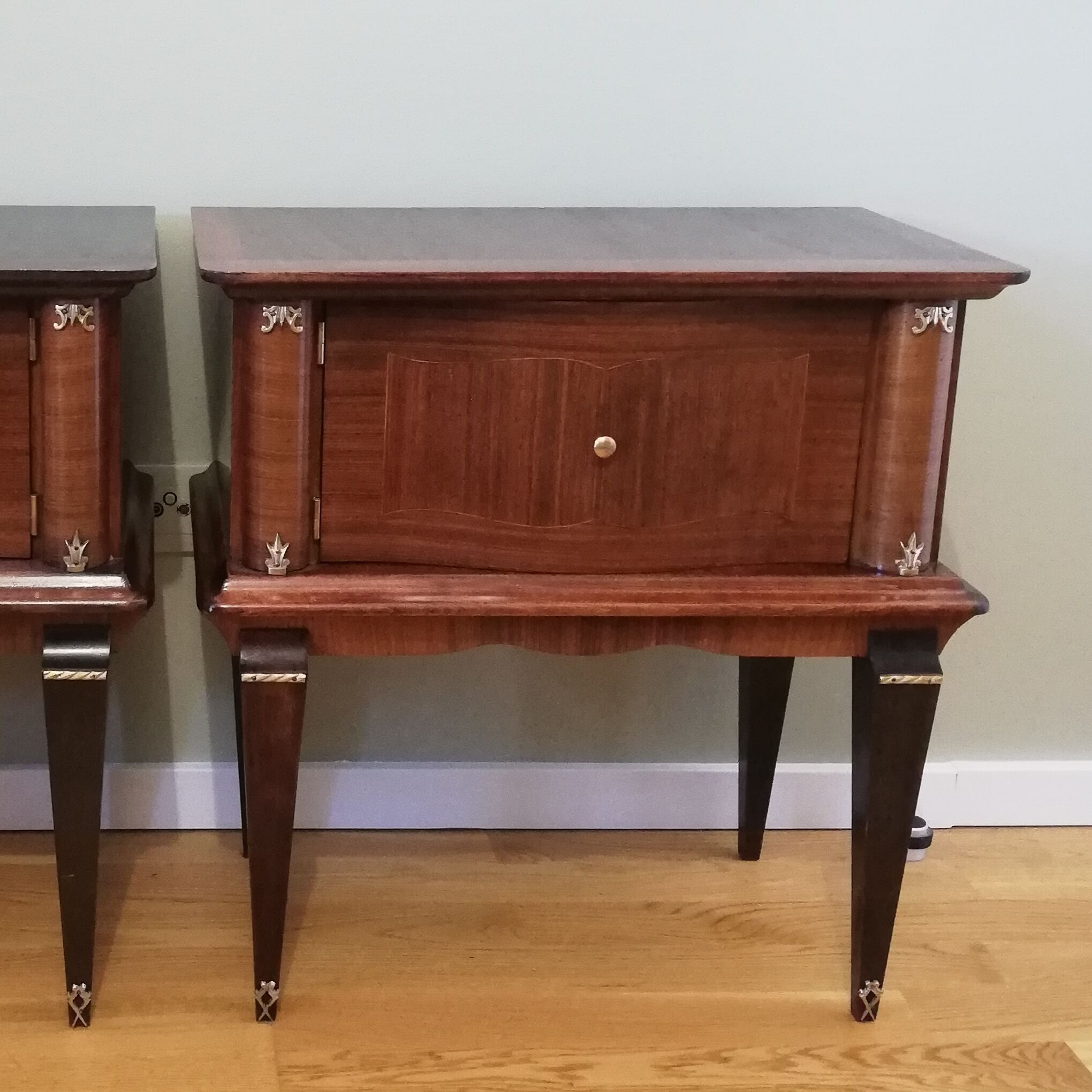 Pair of vintage bedside tables 60s