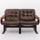 Canapé deux places vintage au design danois des années 1970