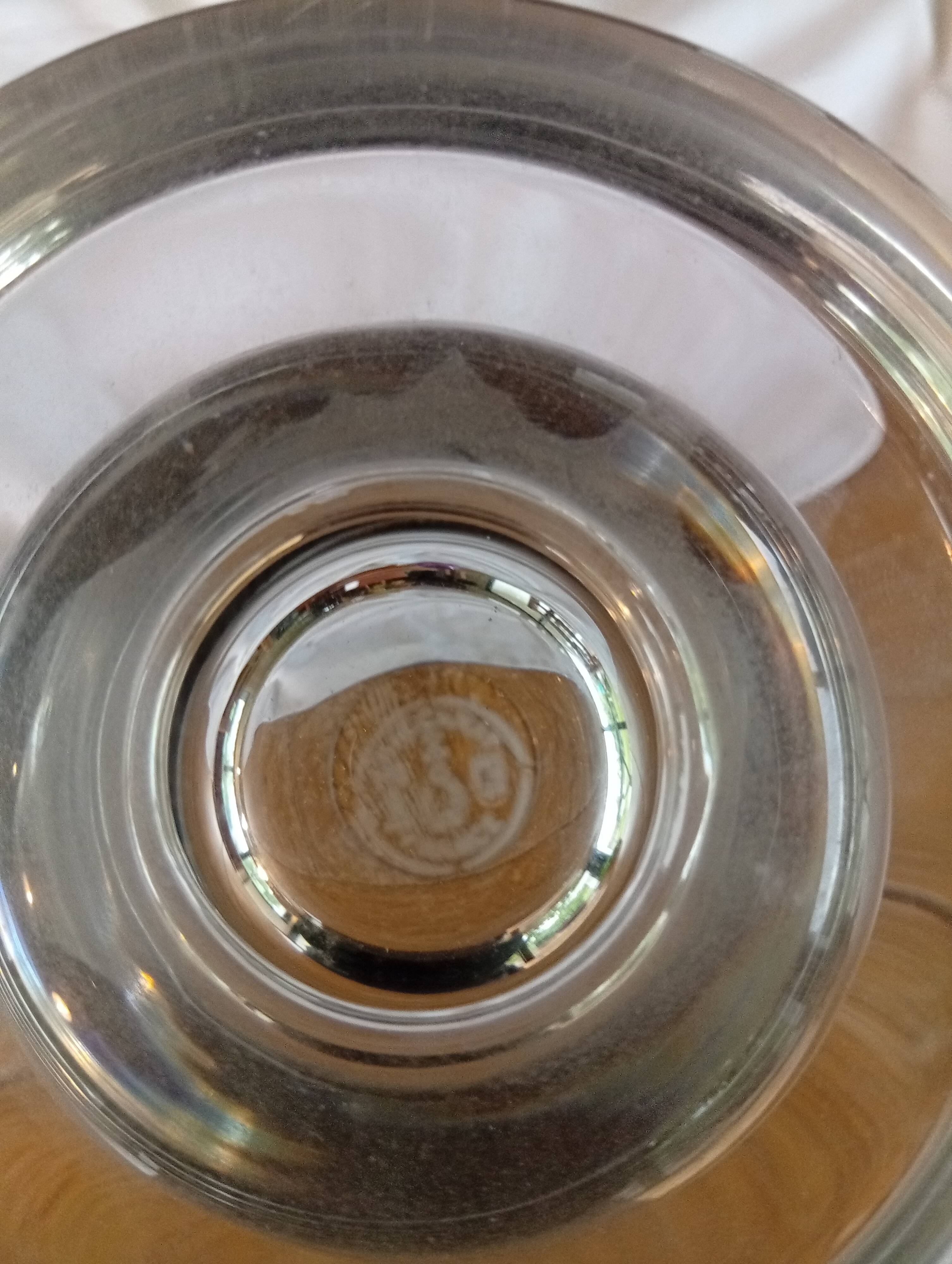 Vase "Cana" et boule "Sirius" en cristal de Baccarat