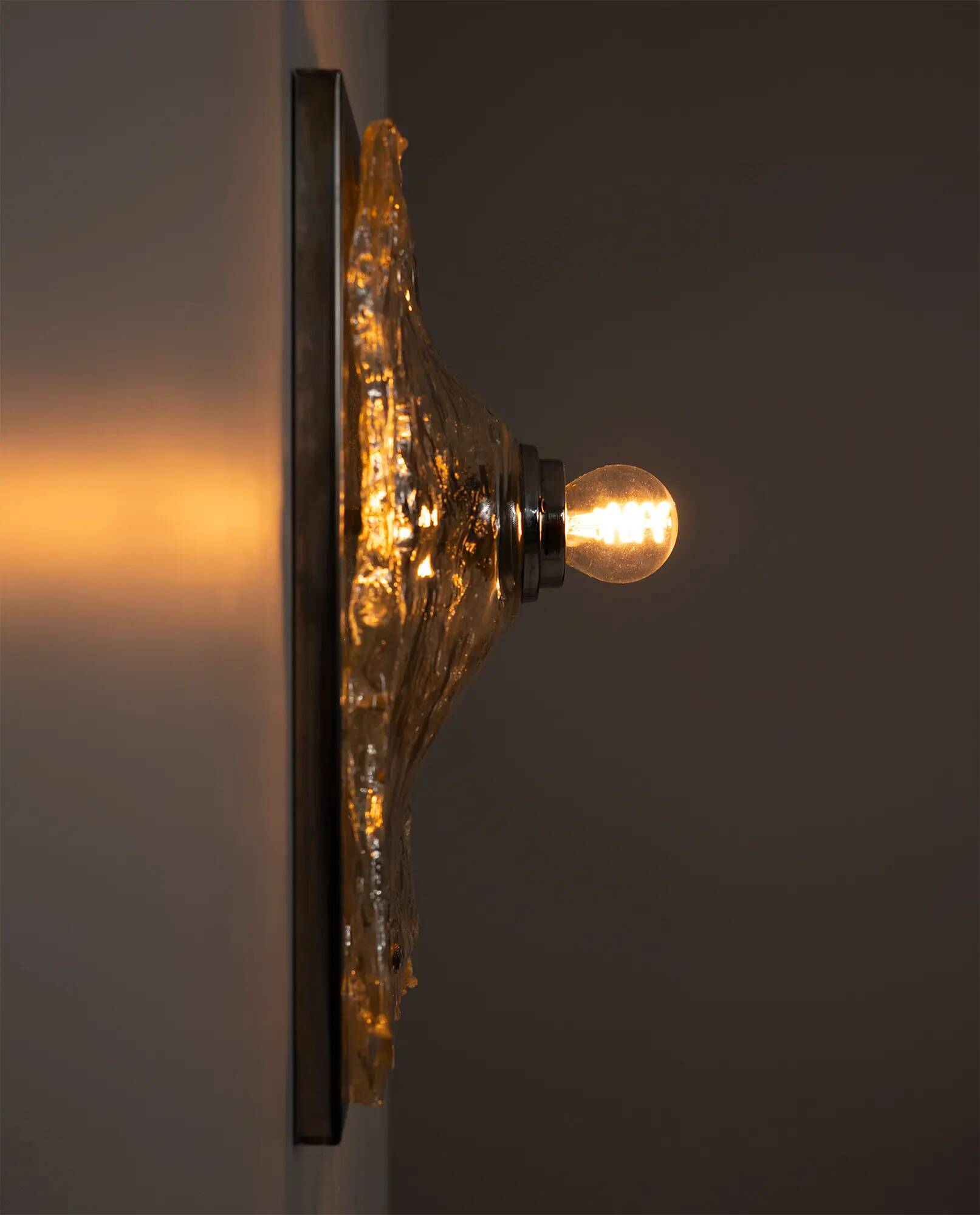 Applique en verre de Murano, années 1970