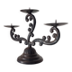 Old enamelled cast iron chandelier