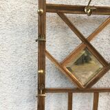 Old coat rack with mirror