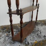 Hanging wood shelf