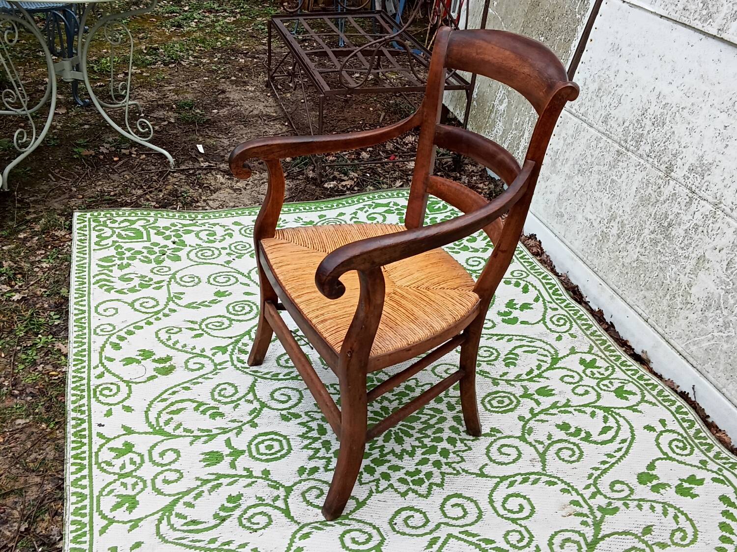 Fauteuil paillé