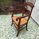 Straw armchair