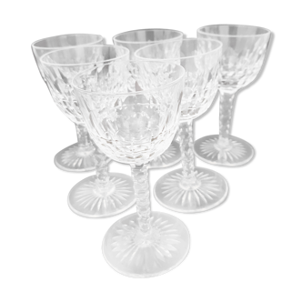 Val St Lambert crystal glasses