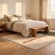 Handmade traditional authentic pure wool rug 2/3 m