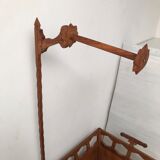 Wooden castor bed from the 40s and 50s
