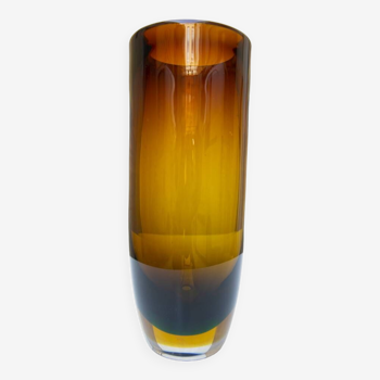 Large circular Murano glass vase