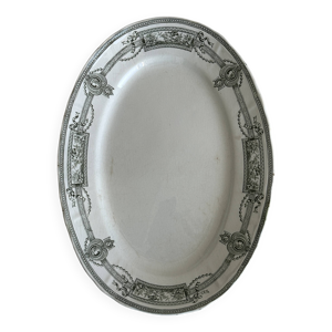 Plat ovale ancien en