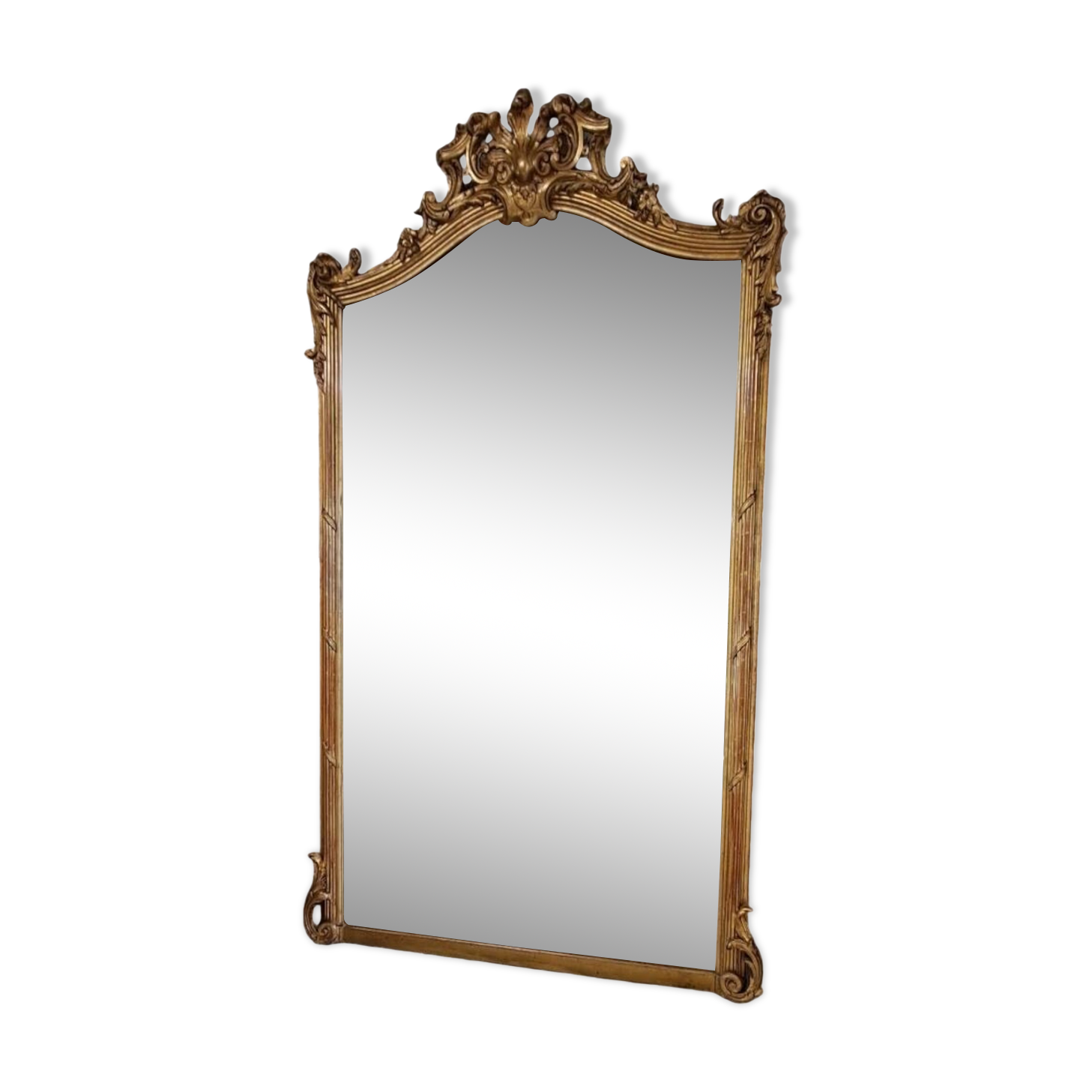Antique 19th century mirror 184 x 108