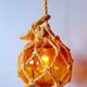 Floating fishing net lamp, diameter 20 cm.