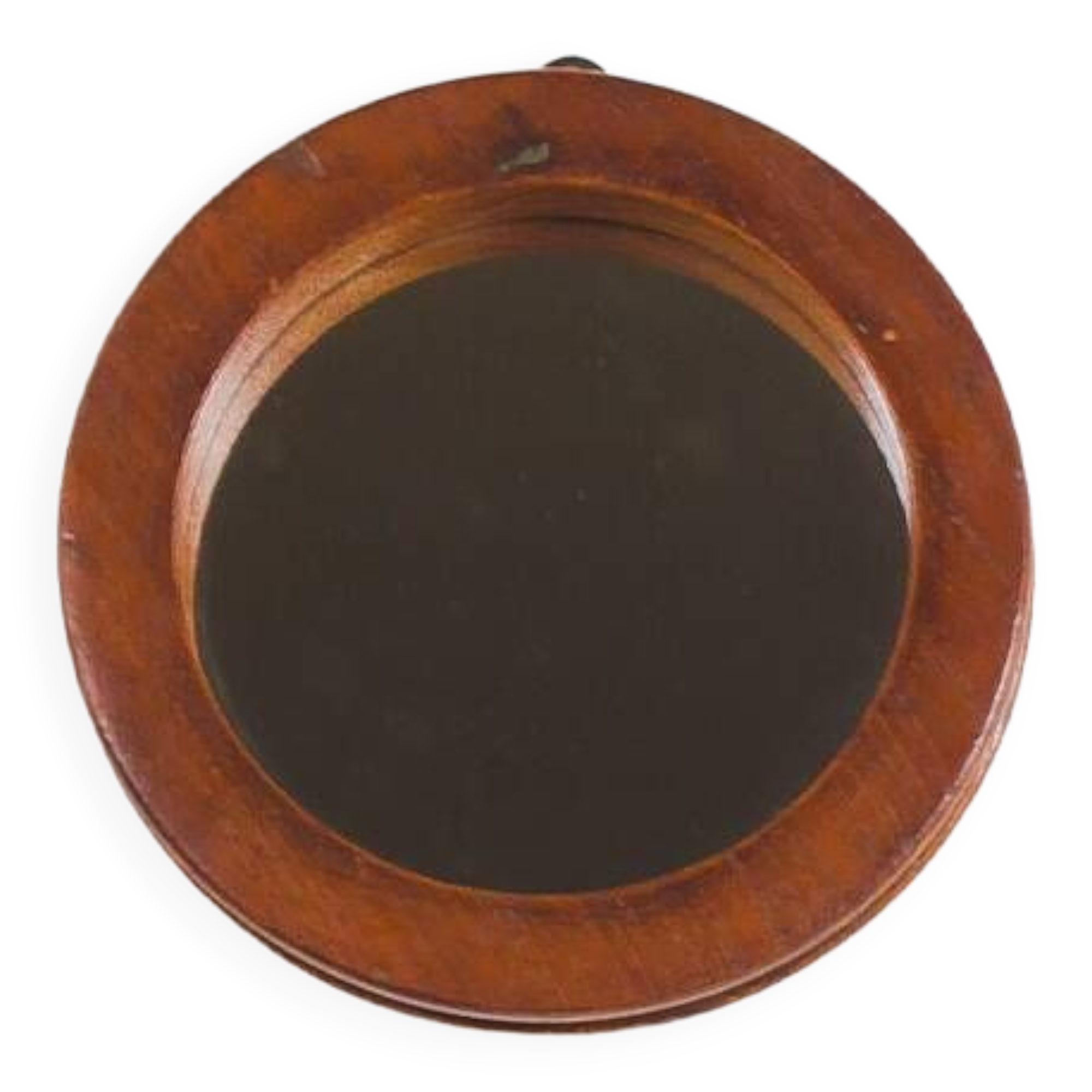 Small decorative wooden mirror