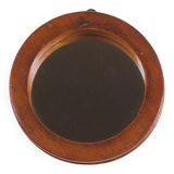 Small decorative wooden mirror