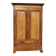 Large linen wardrobe in walnut and burl, Louis Philippe
