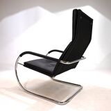 Tecta D35 Kinetic Bauhaus leather lounge chair by Anton Lorenz