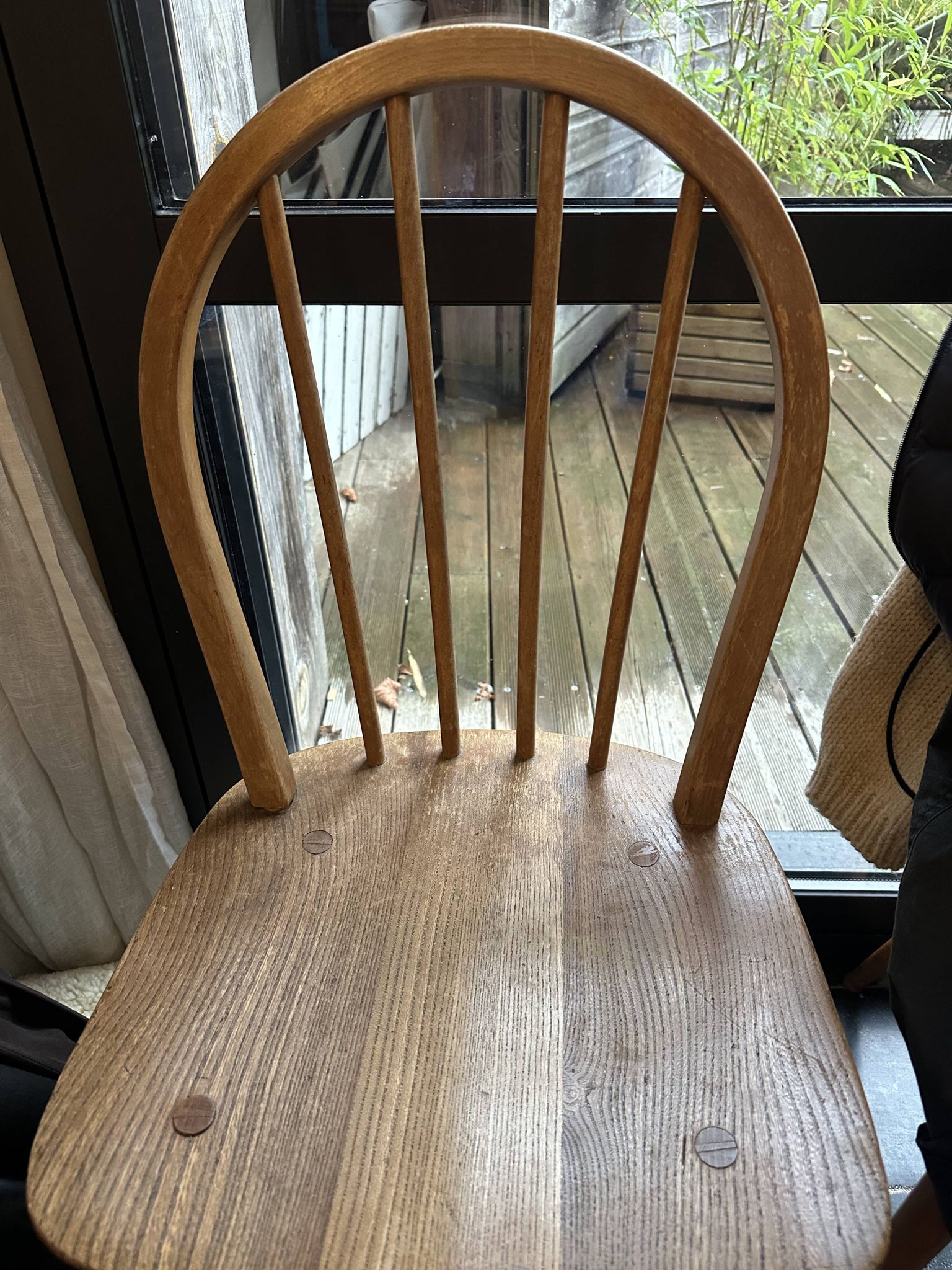 Lot 4 chaises Ercol BS 1960 JH 2056