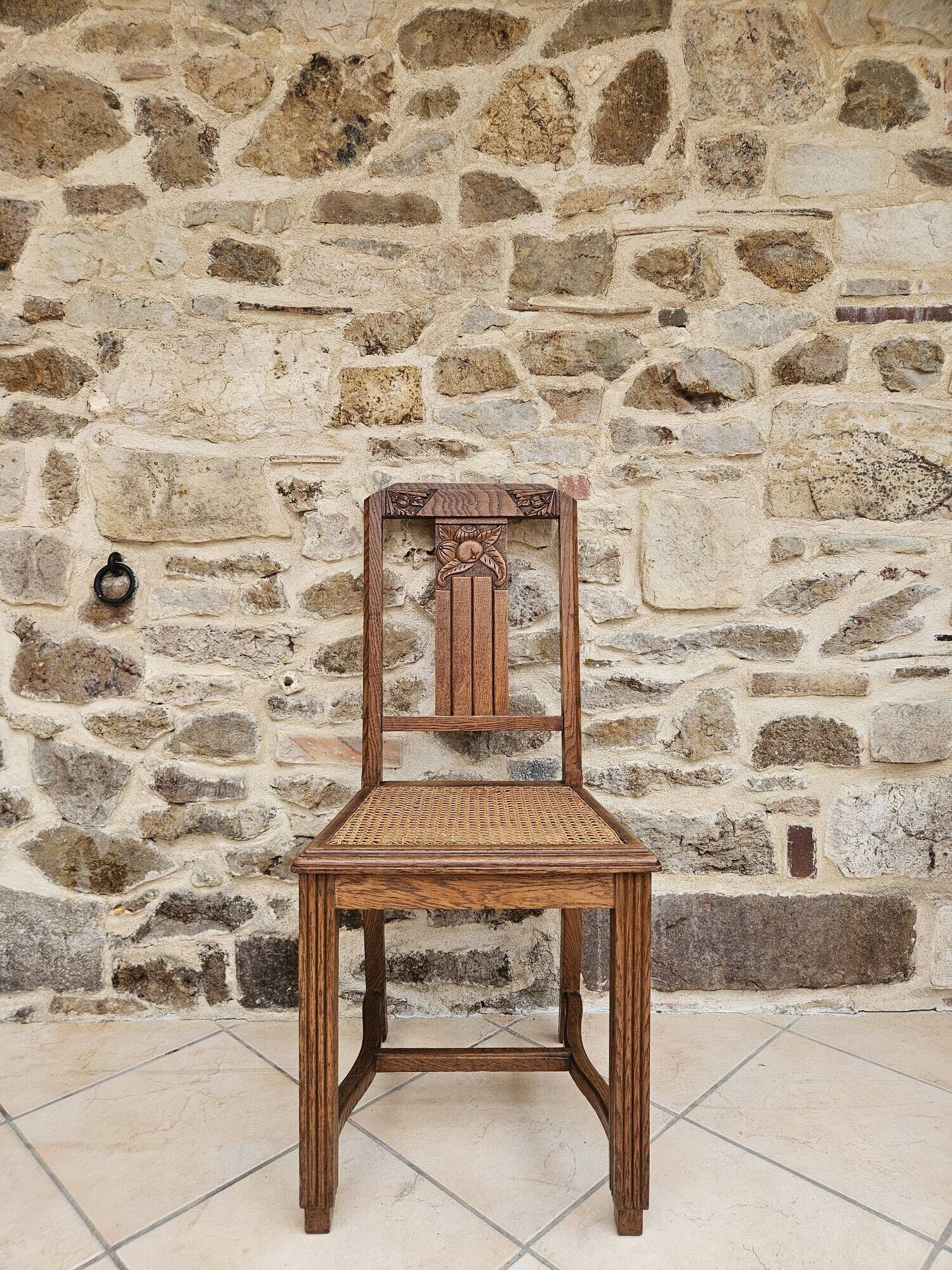 6 chaises art déco