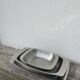 Trio of Danish Scandinavian stainless steel dishes