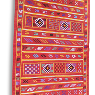 Azougagh / kilim berbère / tapis sabra / amazigh tribal / 150 x 100 cm