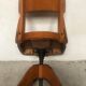 Office chair blond wood 50-60s vintage