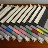 12 vintage fringed napkins