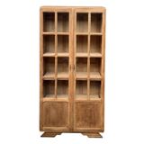 Art Deco Parisian glass-fronted wardrobe, demountable