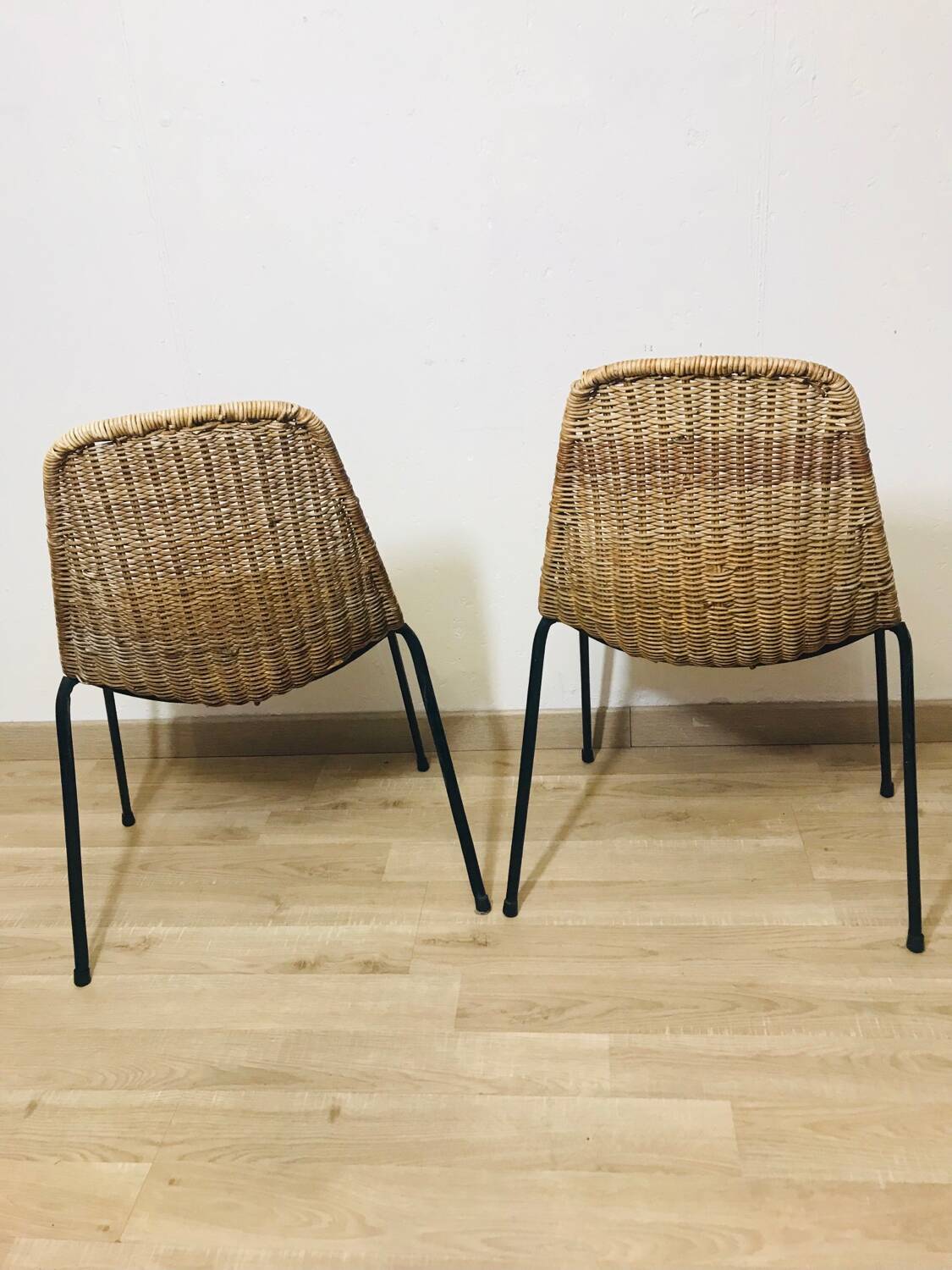 Pair of Gian Franco Legler chairs