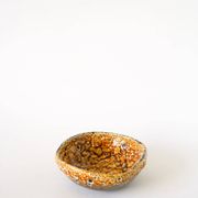 Ceramic vide-poche Fat Lava, yellow and black, 1970