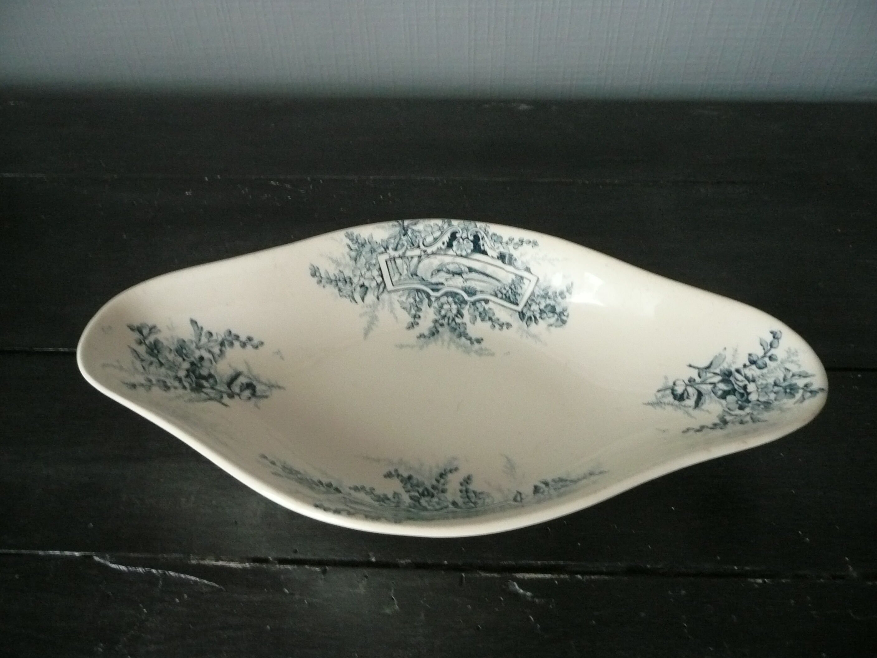 Assiette er Ravier Lunéville