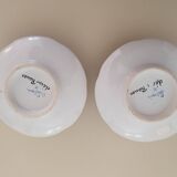 Set of 2 candlesticks with Rouen decor