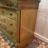 Commode de style Empire marbre vert