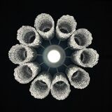 Mid-century Murano glass chandelier Tronchi by Toni Zuccheri for Venini, Italy, 1970s.