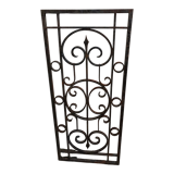 Wrought iron door grille